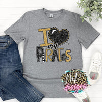 I LOVE MY PIRATES GOLD T-SHIRT