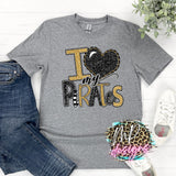 I LOVE MY PIRATES GOLD T-SHIRT