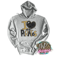 I LOVE MY PIRATES GOLD LONG SLEEVE/SWEATSHIRT