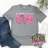 BREAST CANCER AWARENESS FAUX EMBROIDERY