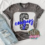 COUGARS C LEOPARD ROYAL T-SHIRT