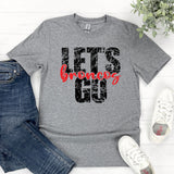 LET'S GO BRONCOS RED T-SHIRT