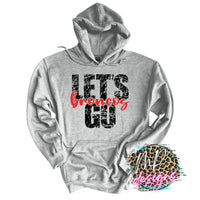 LET'S GO BRONCOS RED LONG SLEEVE/SWEATSHIRT
