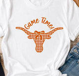 LONGHORNS GAME TIME PLAID