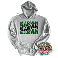 MARVIN WAVY RETRO LONG SLEEVE/SWEATSHIRT