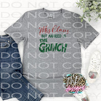 MRS CLAUS MARRIED TO THE GRINCH