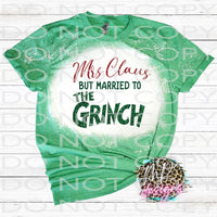 MRS CLAUS MARRIED TO THE GRINCH