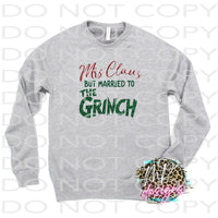 MRS CLAUS MARRIED TO THE GRINCH