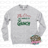 MRS CLAUS MARRIED TO THE GRINCH