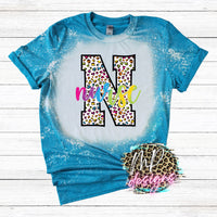 NURSE LEOPARD BLEACHED T-SHIRT