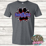 PANTHERS PAW RED T-SHIRT