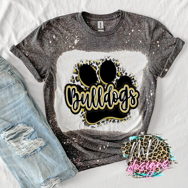 BULLDOGS PAW GOLD T-SHIRT