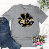 BULLDOGS PAW GOLD T-SHIRT