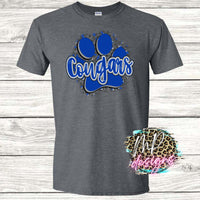 COUGARS PAW ROYAL T-SHIRT