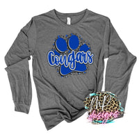 COUGARS PAW ROYAL LONG SLEEVE/SWEATSHIRT