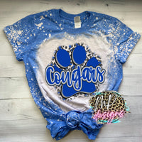 COUGARS PAW ROYAL T-SHIRT