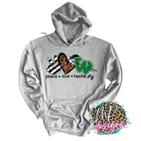 PEACE LOVE HACHIE LONG SLEEVE/SWEATSHIRT