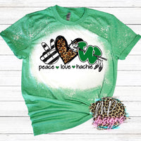 PEACE LOVE HACHIE T-SHIRT