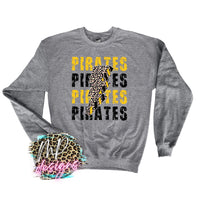 PIRATES BOLT GOLD LONG SLEEVE/SWEATSHIRT