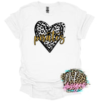 PIRATES LEOPARD HEART GOLD T-SHIRT