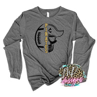 PIRATES MASCOT FOOTBALL GOLD LONG SLEEVE/SWEATSHIRT