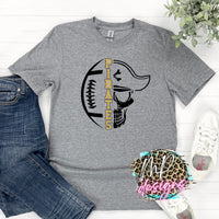 PIRATES MASCOT FOOTBALL GOLD T-SHIRT
