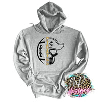 PIRATES MASCOT FOOTBALL GOLD LONG SLEEVE/SWEATSHIRT