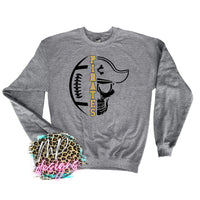 PIRATES MASCOT FOOTBALL GOLD LONG SLEEVE/SWEATSHIRT