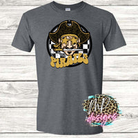 PIRATES PREPPY MASCOT GOLD T-SHIRT