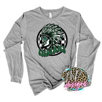 INDIANS PREPPY MASCOT LONG SLEEVE/SWEATSHIRT