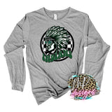 INDIANS PREPPY MASCOT LONG SLEEVE/SWEATSHIRT