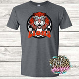 LIONS PREPPY MASCOT RED T-SHIRT