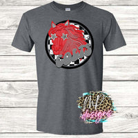 COLTS PREPPY MASCOT RED T-SHIRT