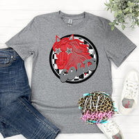 COLTS PREPPY MASCOT RED T-SHIRT