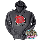 BRONCOS PREPPY MASCOT RED LONG SLEEVE/SWEATSHIRT