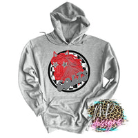 COLTS PREPPY MASCOT RED LONG SLEEVE/SWEATSHIRT