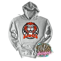 LIONS PREPPY MASCOT RED LONG SLEEVE/SWEATSHIRT