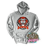 LIONS PREPPY MASCOT RED LONG SLEEVE/SWEATSHIRT