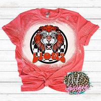 LIONS PREPPY MASCOT RED T-SHIRT