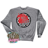 COLTS PREPPY MASCOT RED LONG SLEEVE/SWEATSHIRT