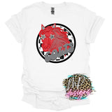 COLTS PREPPY MASCOT RED T-SHIRT