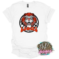LIONS PREPPY MASCOT RED T-SHIRT