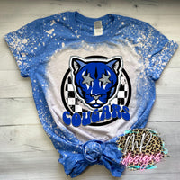 COUGARS PREPPY MASCOT ROYAL T-SHIRT