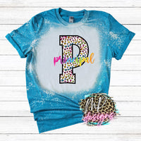 PRINCIPAL LEOPARD BLEACHED T-SHIRT