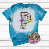 PRINCIPAL LEOPARD BLEACHED T-SHIRT