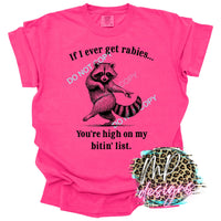 IF I EVER GET RABIES