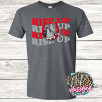 RISE UP LOGO WAVY T-SHIRT