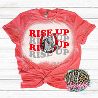 RISE UP LOGO WAVY T-SHIRT
