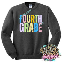 SCHOOL GRADE GRUNGE