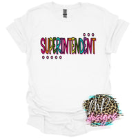 SUPERINTENDENT COLORFUL T-SHIRT